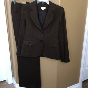 Ann Taylor Loft Brown Suit